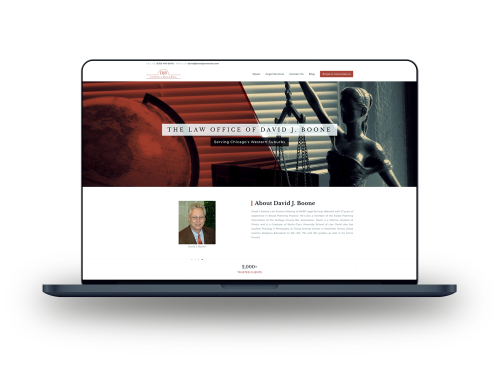 Law Office of David Boone - Website Design