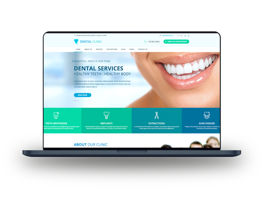 Dental Clinic Website - Example Website