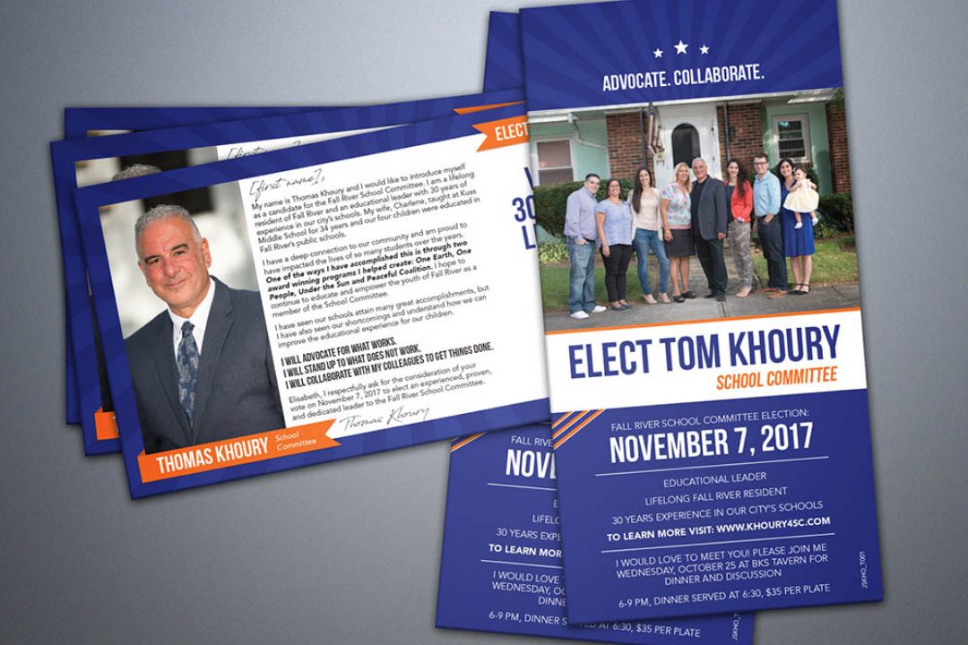 Thomas Khoury political campaign direct mail